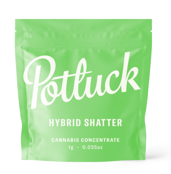 Potluck - Hybrid Shatter - cannabis Concentrate | Herb Approach Canada