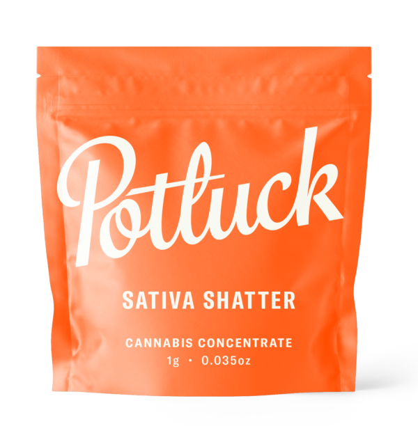 Potluck - Sativa Shatter - cannabis Concentrate | Herb Approach Canada