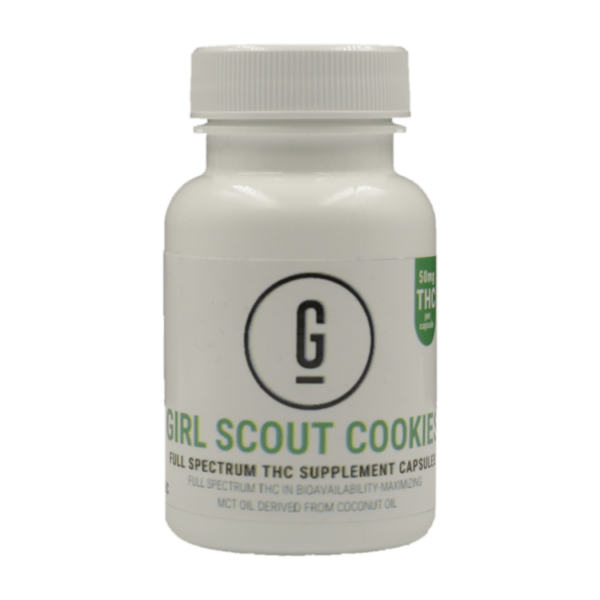 GRASS – THC Capsules – Girl Scout Cookies – 50mg | Herb Approach Canada