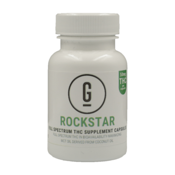 GRASS – THC Capsules – Rockstar – 50mg | Herb Approach Canada