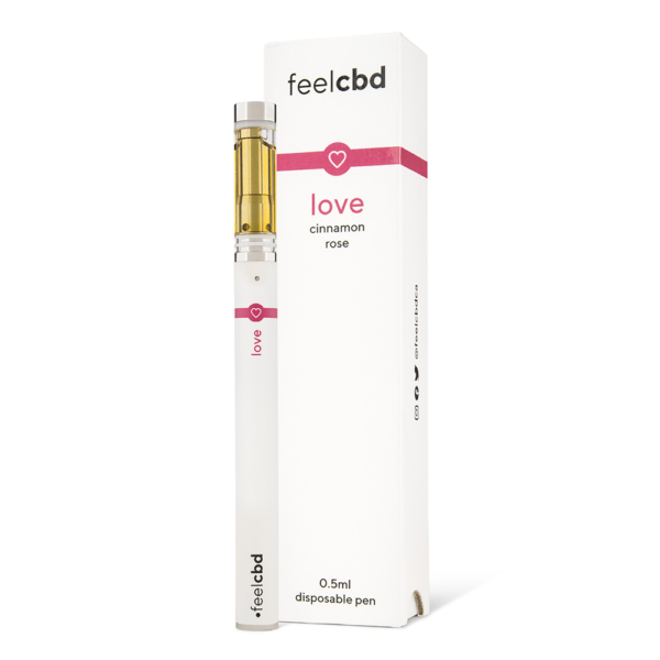 FeelCBD – Love – Dispsable CBD Vape Pen 0.5ml | Herb Approach Canada