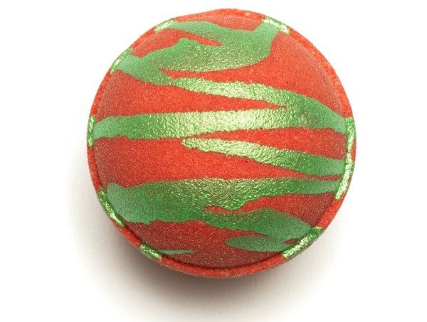 Nikki Stikki Botanicals – CBD Bath Bomb – Christmas Spirit Bomb (red/green) – 300mg CBD | Herb Approach Canada