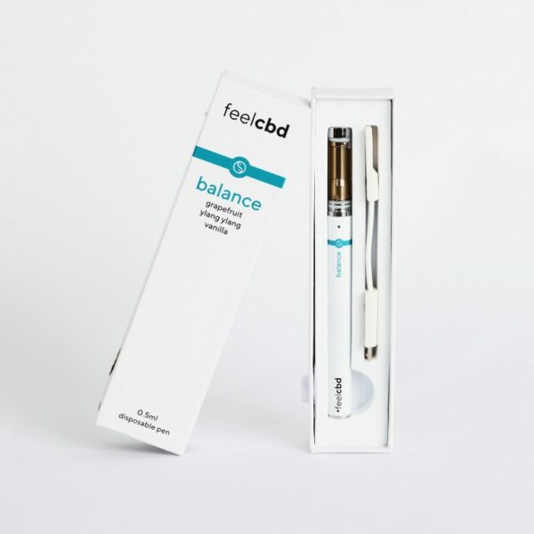 FeelCBD – Balance – Dispsable CBD Vape Pen 0.5ml | Herb Approach Canada