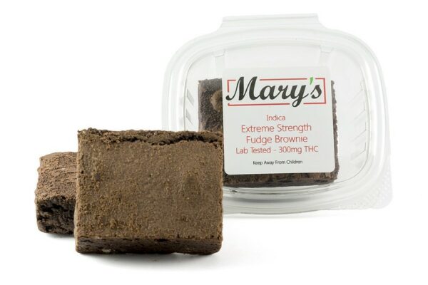 Mary’s Medibles – Extreme Strength Fudge Brownie – 300mg THC (Indica) | Herb Approach Canada