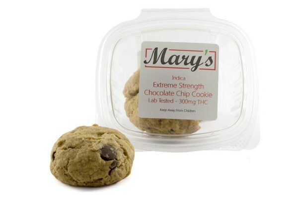 Mary’s Medibles – Extreme Strength Chocolate Chip Cookie – 300mg THC (Indica) | Herb Approach Canada