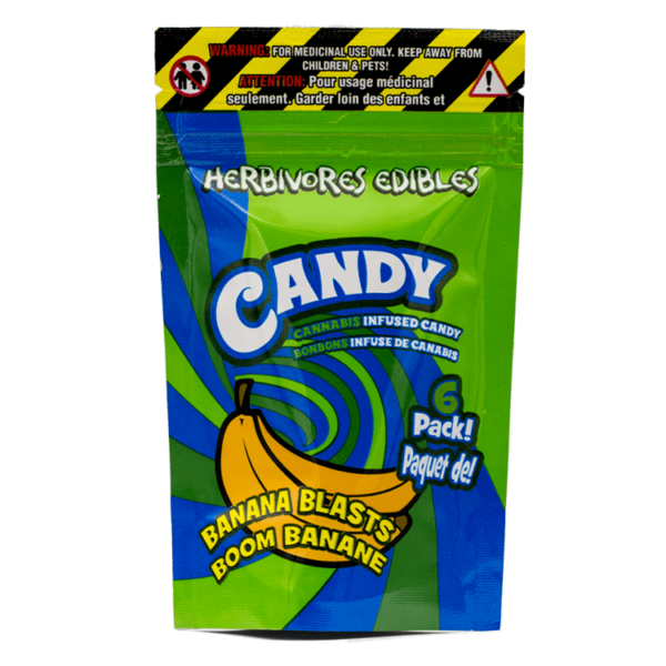 Herbivores Edibles – Banana Blasts Gummies | Herb Approach Canada