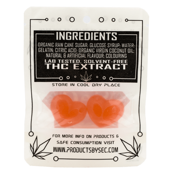 SEC – Hearts- 50mg THC | Herb Approach Canada