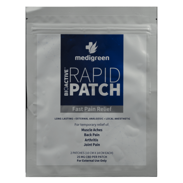 Medigreen Rapid CBD Patch – Fast Pain Relief | Herb Approach Canada