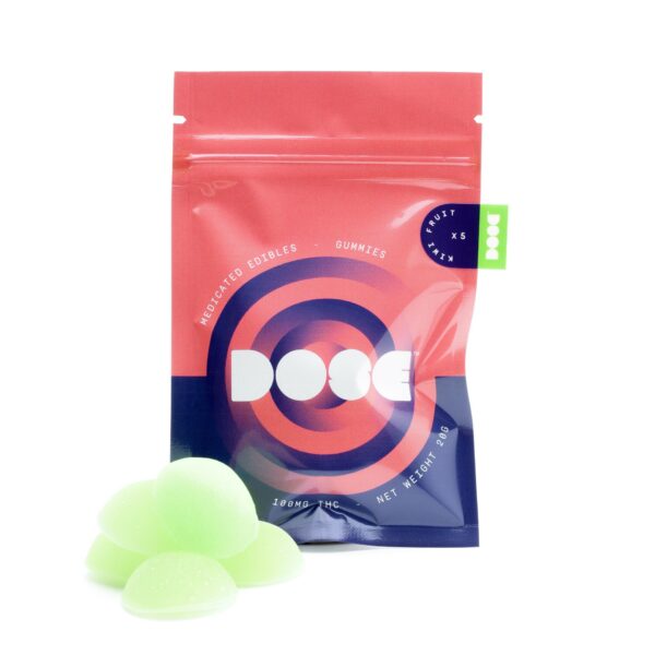 Dose Edibles Gummies – Kiwi Fruit | Herb Approach Canada