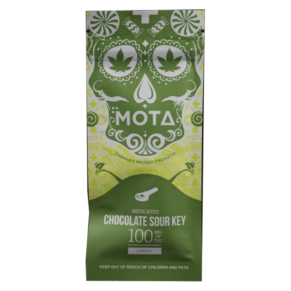 MOTA Edibles – Chocolate Sour Key – 100mg THC | Herb Approach Canada