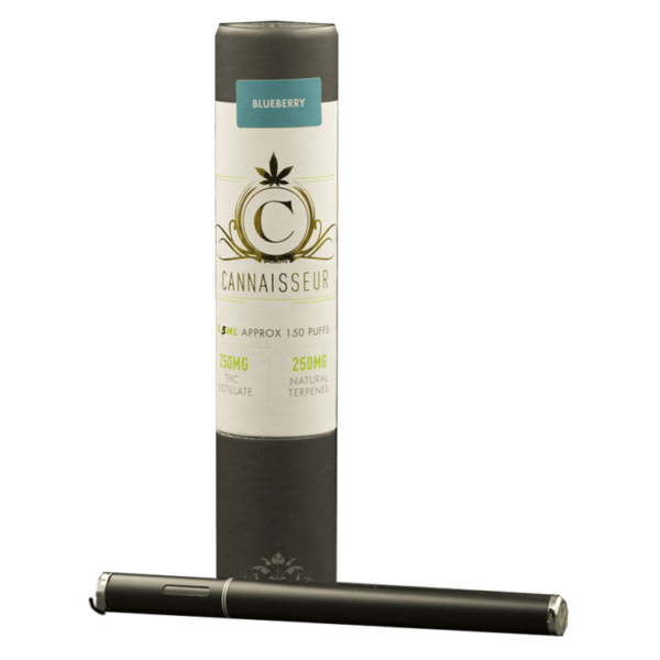 Cannaisseur – Disposable THC Distillate Pen – Blueberry 0.5ml | Herb Approach Canada