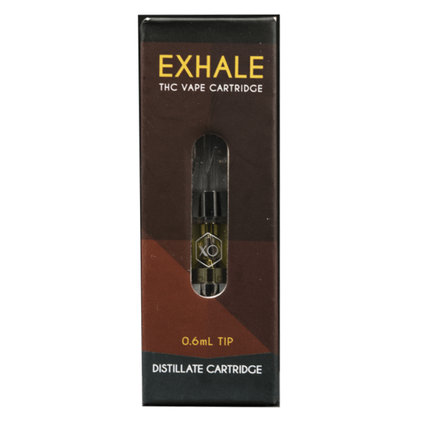 XO Exhale – THC Distillate Refill Cartridge – Banana Kush 0.6ml | Herb Approach Canada