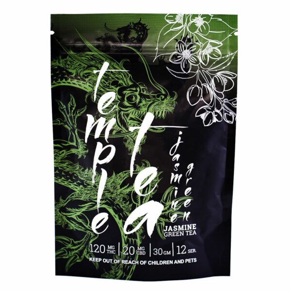 Temple Tea – Jasmine Green Tea – 120mg THC | Herb Approach Canada