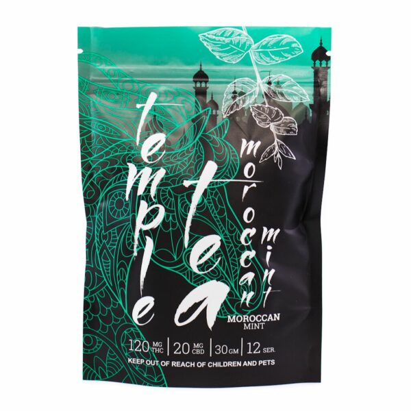 Temple Tea – Moroccan Mint – 120mg THC | Herb Approach Canada