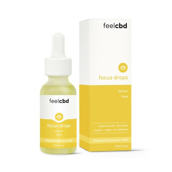 FeelCBD – Focus Drops – CBD Tincture 300mg | Herb Approach Canada