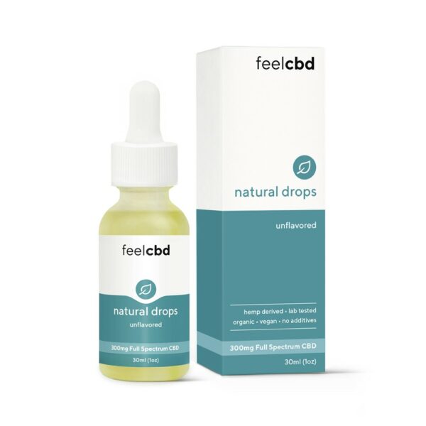 FeelCBD – Natural Drops – CBD Tincture 300mg | Herb Approach Canada