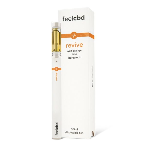 FeelCBD – Revive – Dispsable CBD Vape Pen 0.5ml | Herb Approach Canada