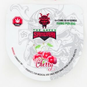 The Green Samurai – Cherry Gummies – 150mg | Herb Approach Canada