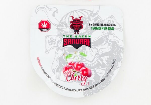 The Green Samurai – Cherry Gummies – 150mg | Herb Approach Canada