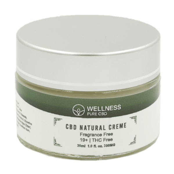 Wellness Pure CBD – Natural Creme – 500mg | Herb Approach Canada