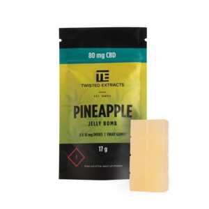 Twisted Extracts – Pineapple Jelly Bombs – CBD | Herb Approach Canada