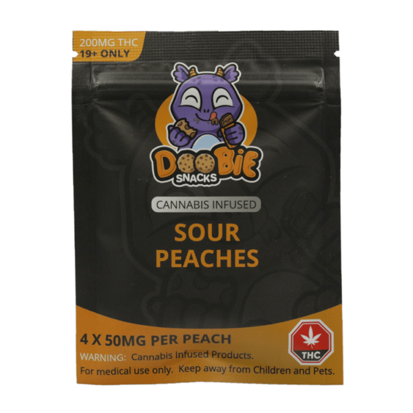 Doobie Snacks – CBD Sour Gummy Bears – 150mg CBD | Herb Approach Canada