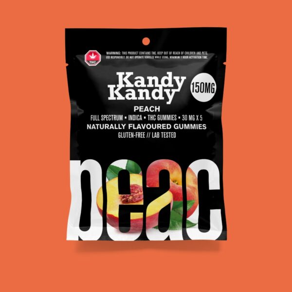 Kandy Kandy – Peach Gummies | Herb Approach Canada