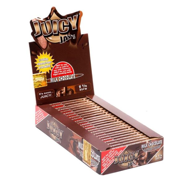 Juicy Jay’s – Hemp Papers (1.25 Inch) – Milk Chocolate | Herb Approach Canada