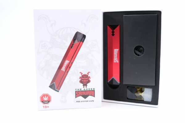 The Green Samurai – LED Vape Kit – 1ml THC | Herb Approach Canada