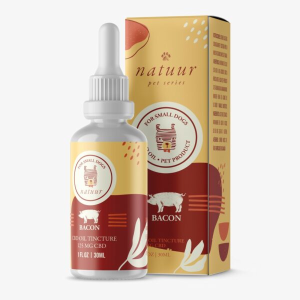 Natuur – Pet Series – CBD Oil For Small Dogs – Bacon Flavour – 125mg | Herb Approach Canada