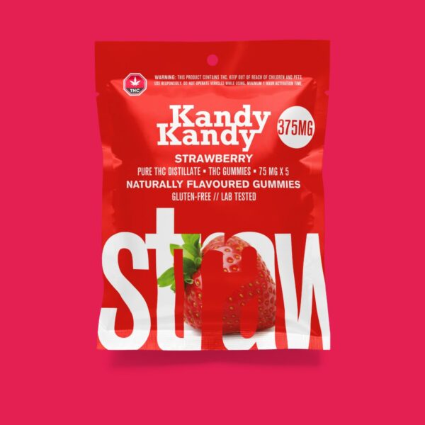 Kandy Kandy – Strawberry Gummies | Herb Approach Canada