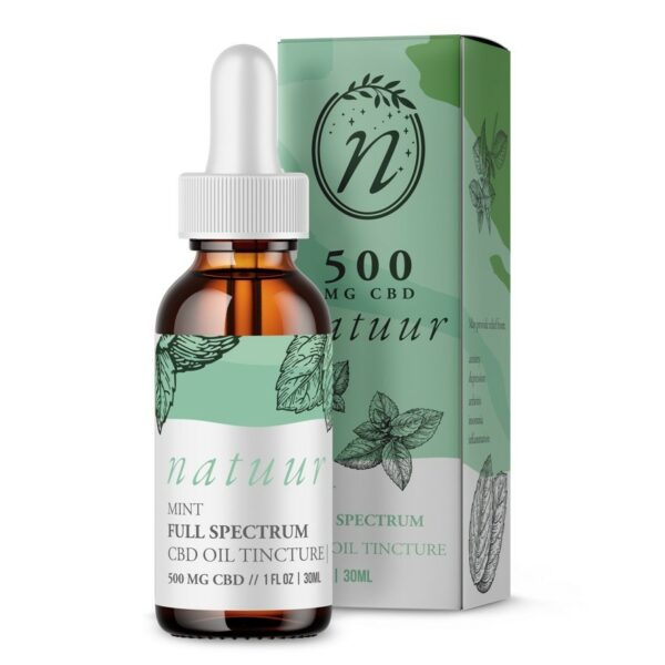 Natuur – Full Spectrum CBD Oil Tincture – Mint | Herb Approach Canada