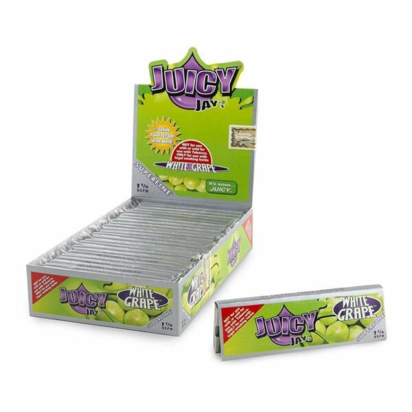 Juicy Jay’s – Hemp Papers (1.25 inch) – White Grape | Herb Approach Canada