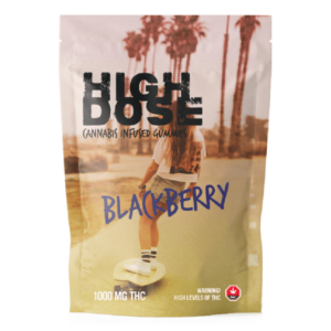 High Dose – cannabis Infused Gummies – Blackberry – 1000mg/1500mg | Herb Approach Canada