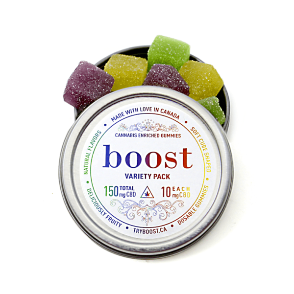 Boost – CBD Variety Pack Gummies – 150mg | Herb Approach Canada