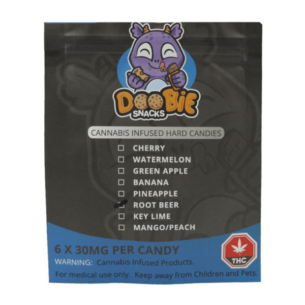 Doobie Snacks – Hard Candies – 180mg THC | Herb Approach Canada