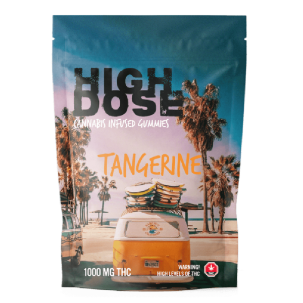 High Dose – cannabis Infused Gummies – Tangerine – 1000mg/1500mg | Herb Approach Canada