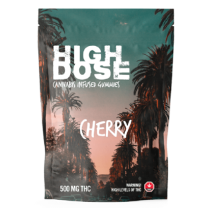 High Dose – cannabis Infused Gummies – Cherry – 500mg/1000mg | Herb Approach Canada