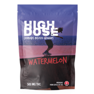 High Dose – cannabis Infused Gummies – Watermelon – 500mg/1000mg | Herb Approach Canada