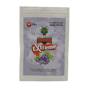 Green Samurai Extreme – Grape Gummy – 300mg THC | Herb Approach Canada