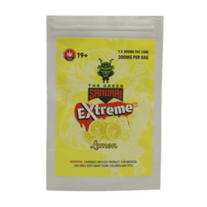 Green Samurai Extreme – Lemon Gummy – 300mg THC | Herb Approach Canada